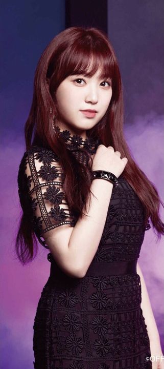 "Hey!" You opened the door to see Nako wearing a sleek, black dress, complete with a full face of makeup and high heels